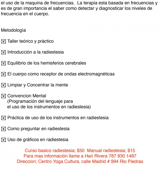 Curso basico radiestesia